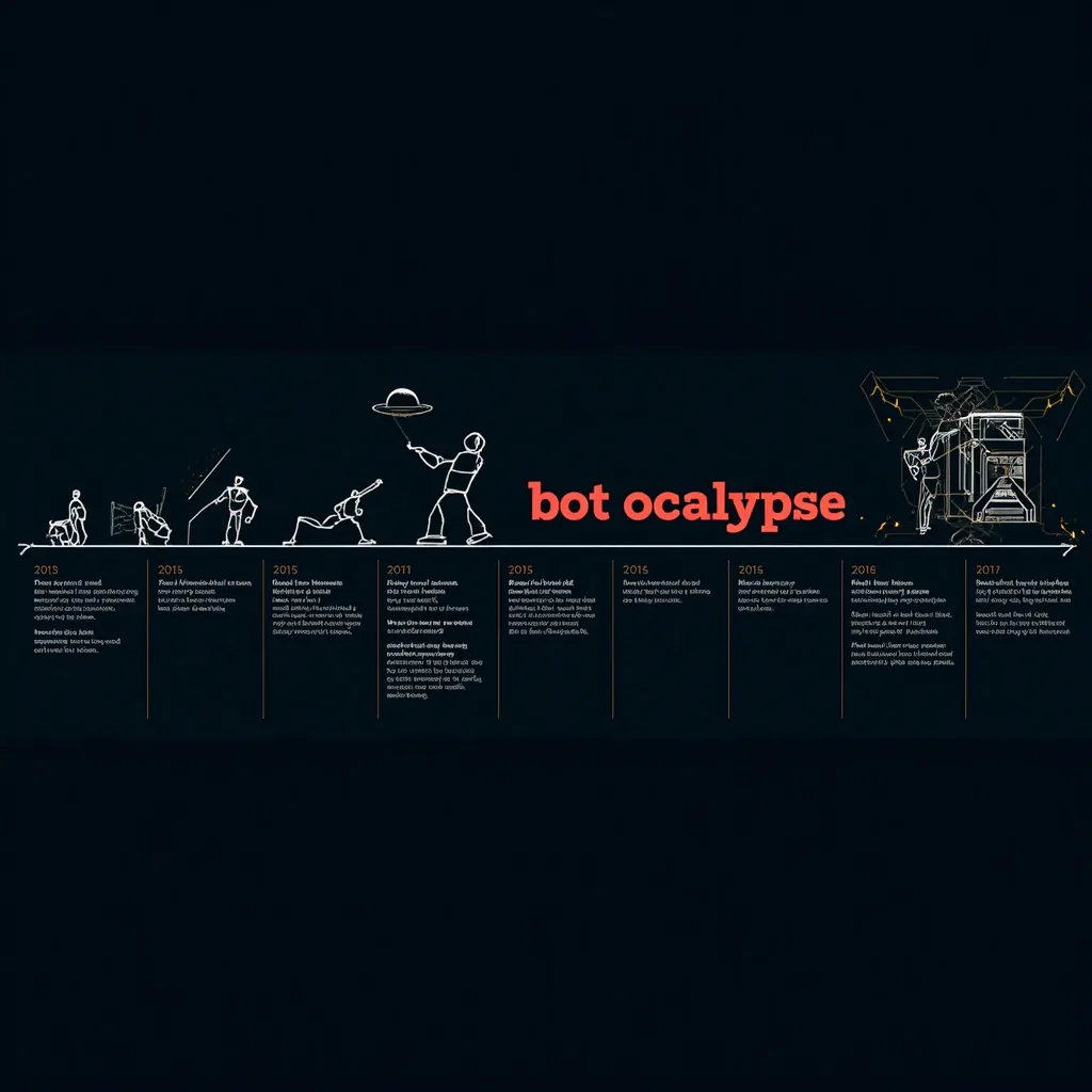 Bot-ocalypse timeline: from basic bots to AI agents with attitude