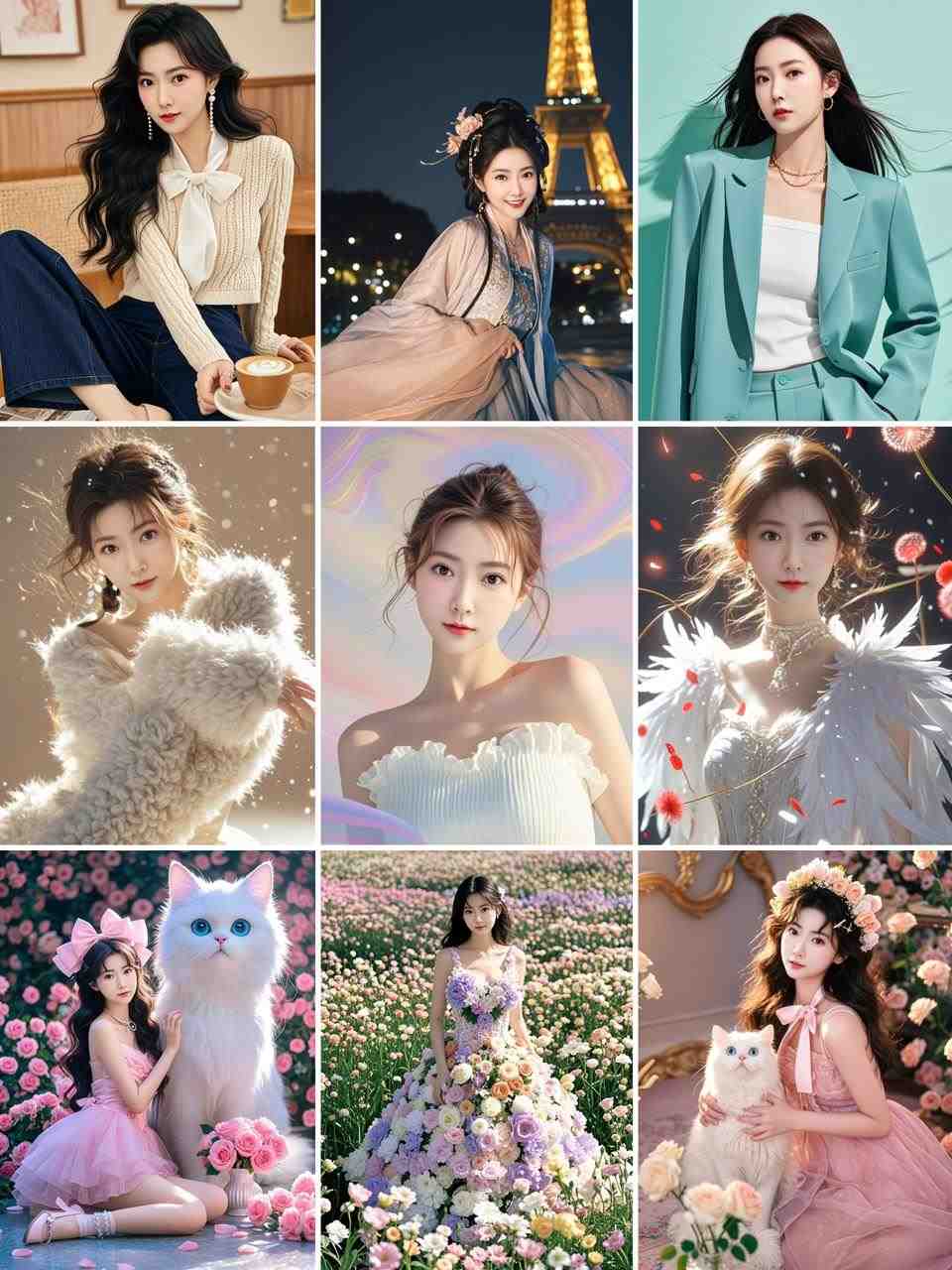 无需专业摄影师就可以使用AI助力美女拍照写真修图，可线下接单