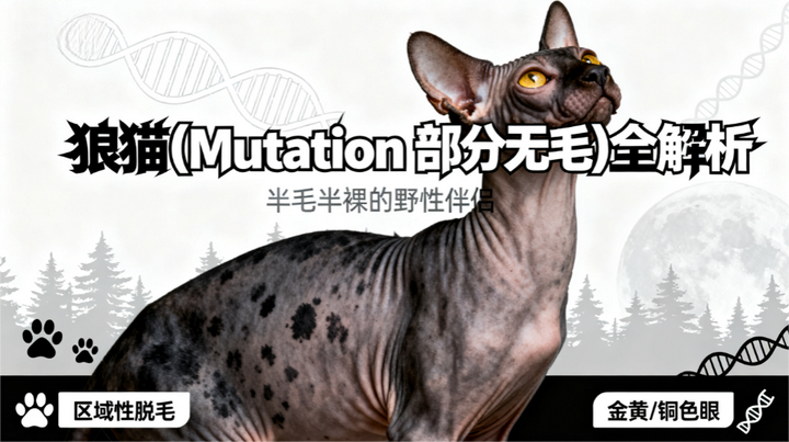 狼猫（Mutation 部分无毛）全解析：基因造就的“猫中狼人”-CSDN博客