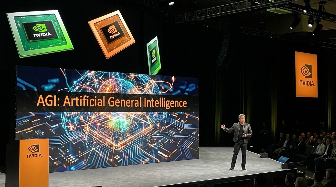 英伟达 CEO 黄仁勋 AGI 言论