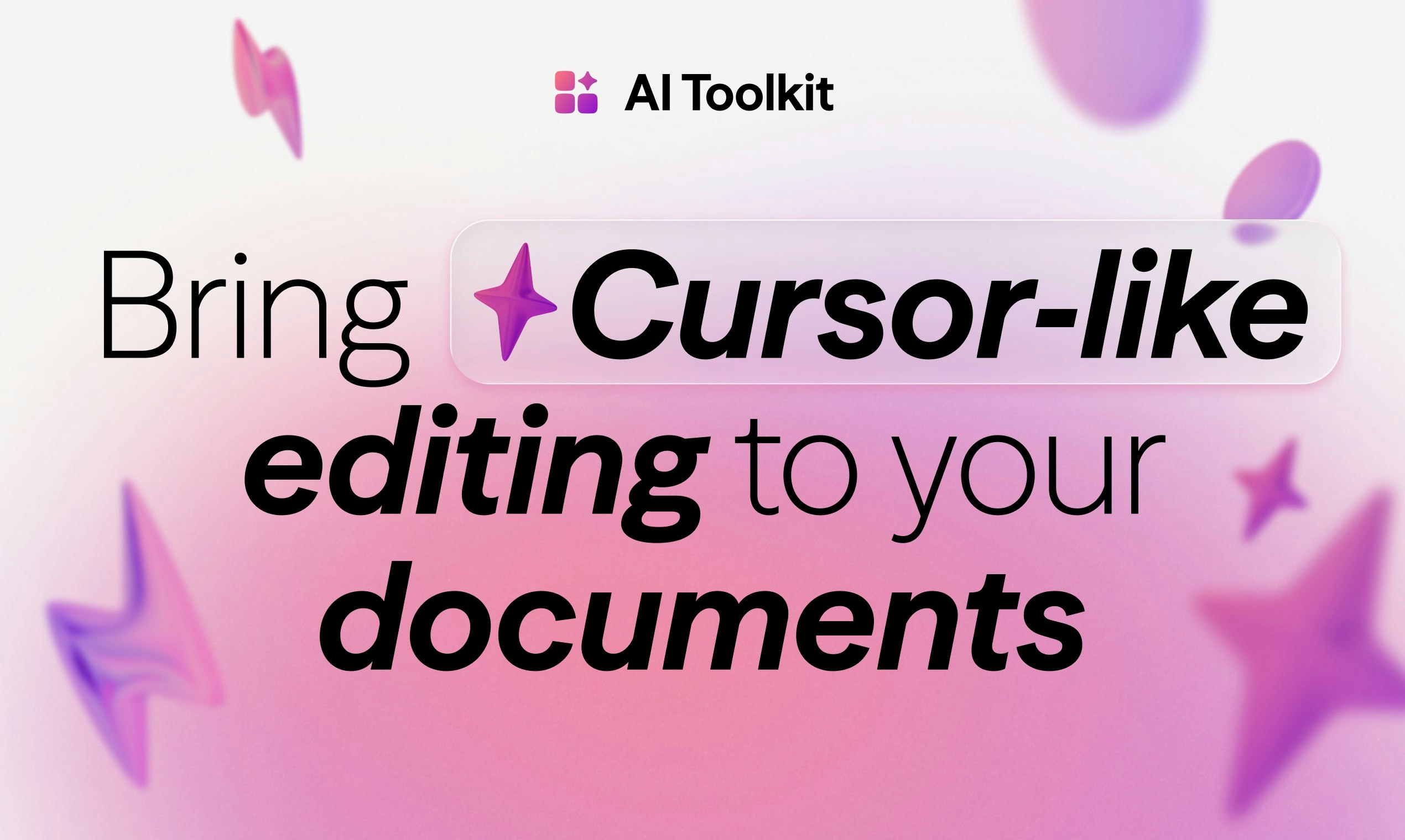 AI Toolkit by Tiptap
