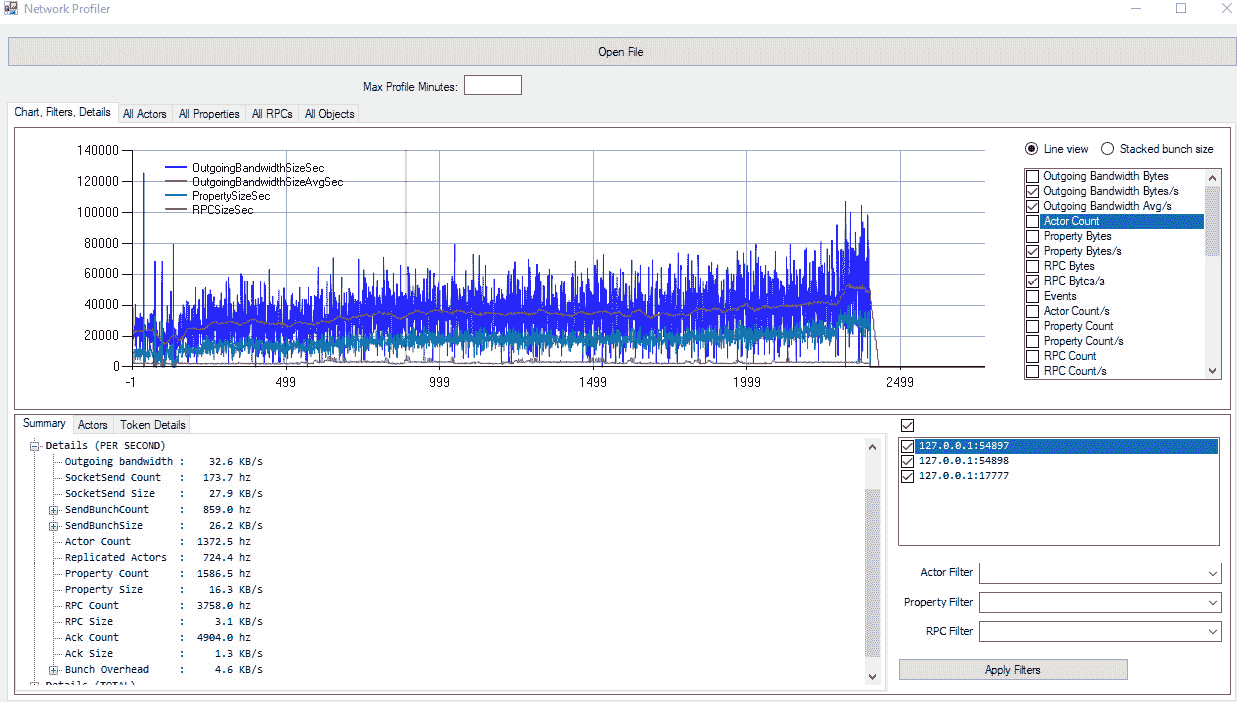 图 11.18 – 图表数据中的单个帧