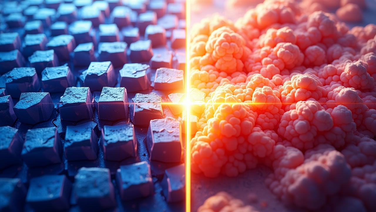 Abstract storage boundary imagery: the left side f
