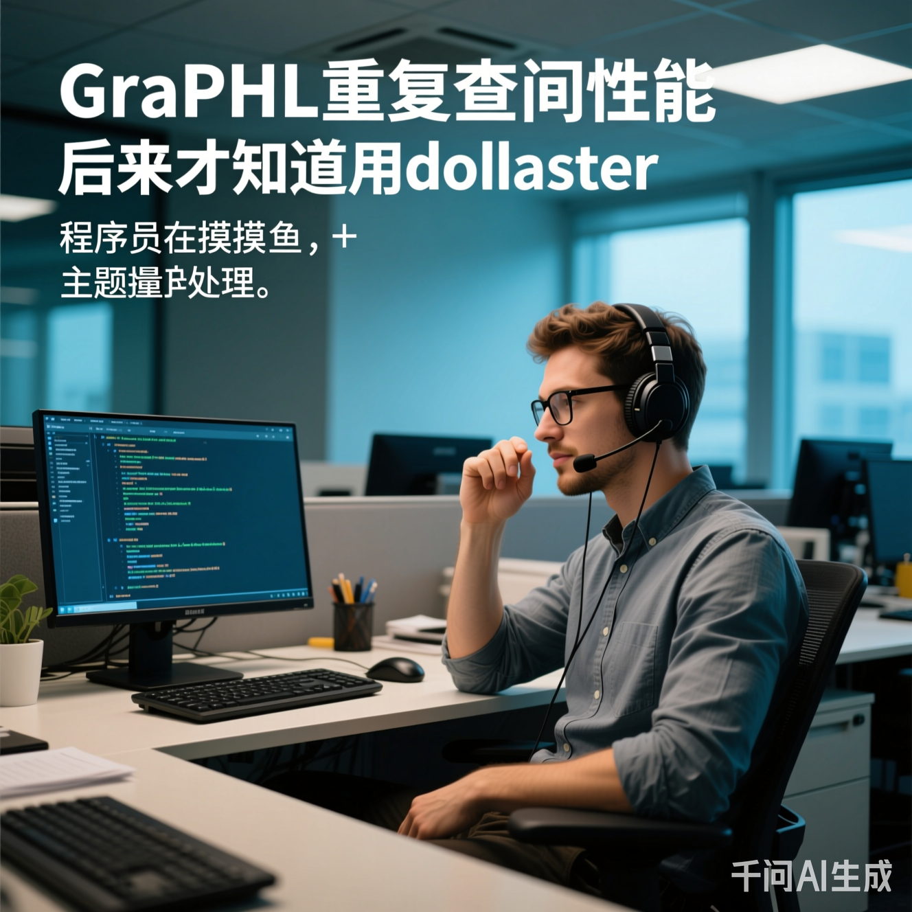 程序员在办公室摸鱼