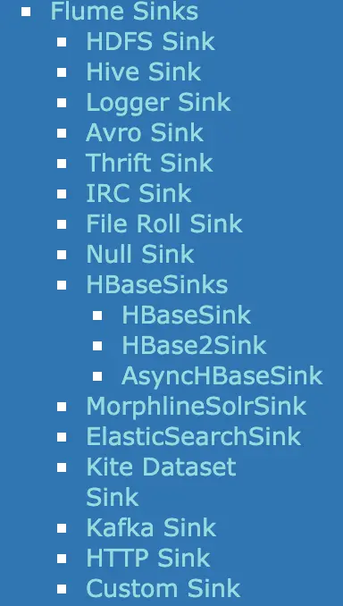 sink類型