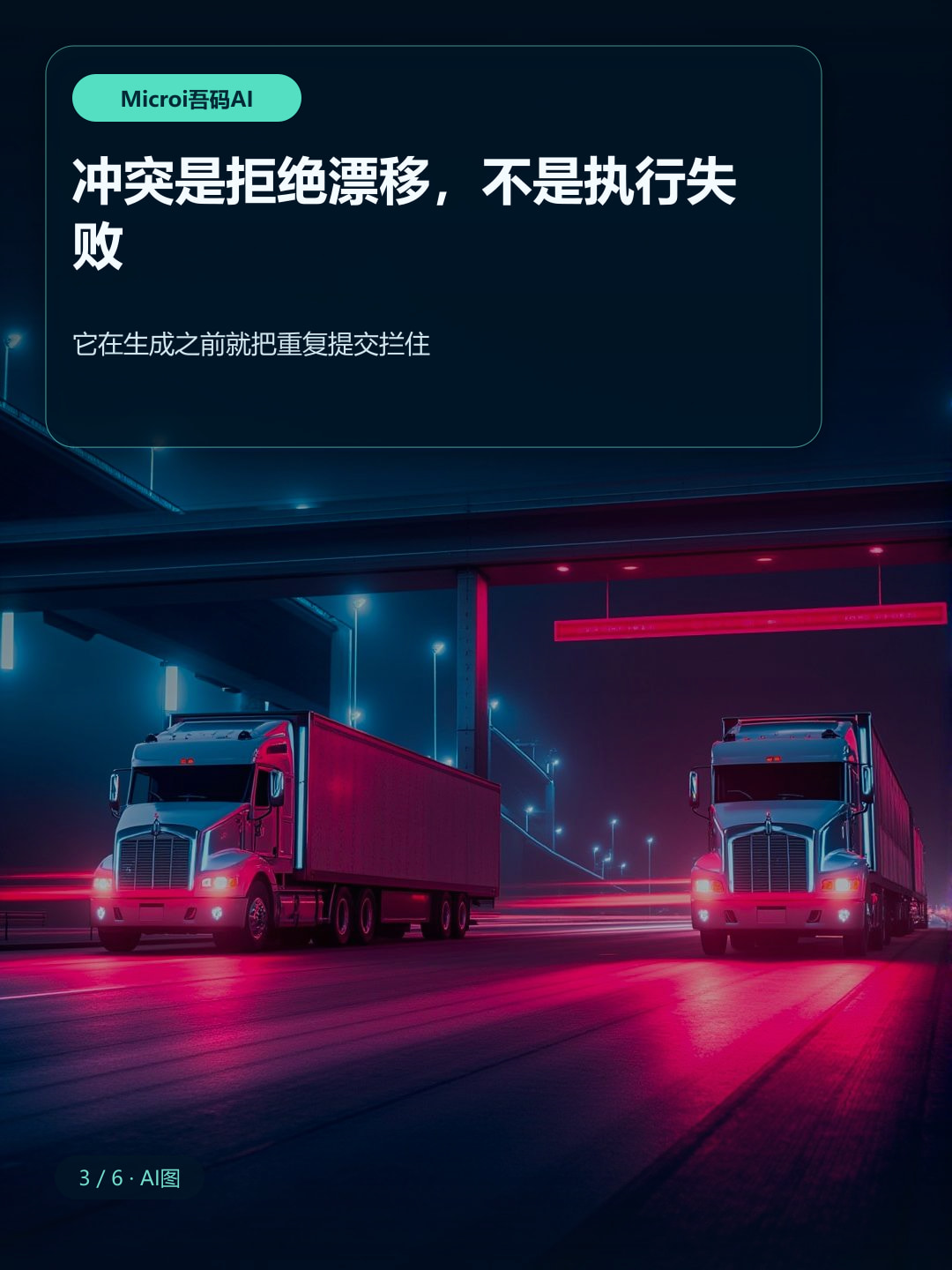 冲突是拒绝参数漂移而非执行失败的说明卡片