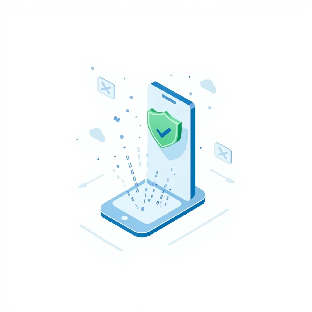 Privacy concept: data locked inside device, not flowing to cloud