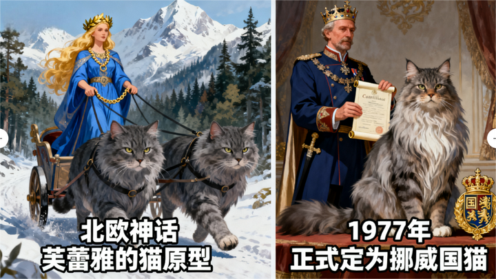 挪威森林猫(Natural LH)全解析:北欧神话中的森林精灵_挪威森林猫是暹罗猫吗-CSDN博客