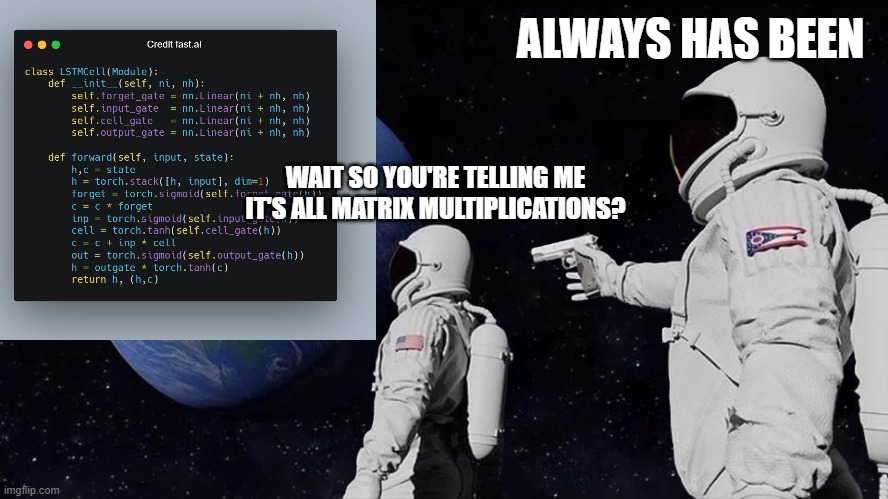 矩阵乘法就是你所需要的一切