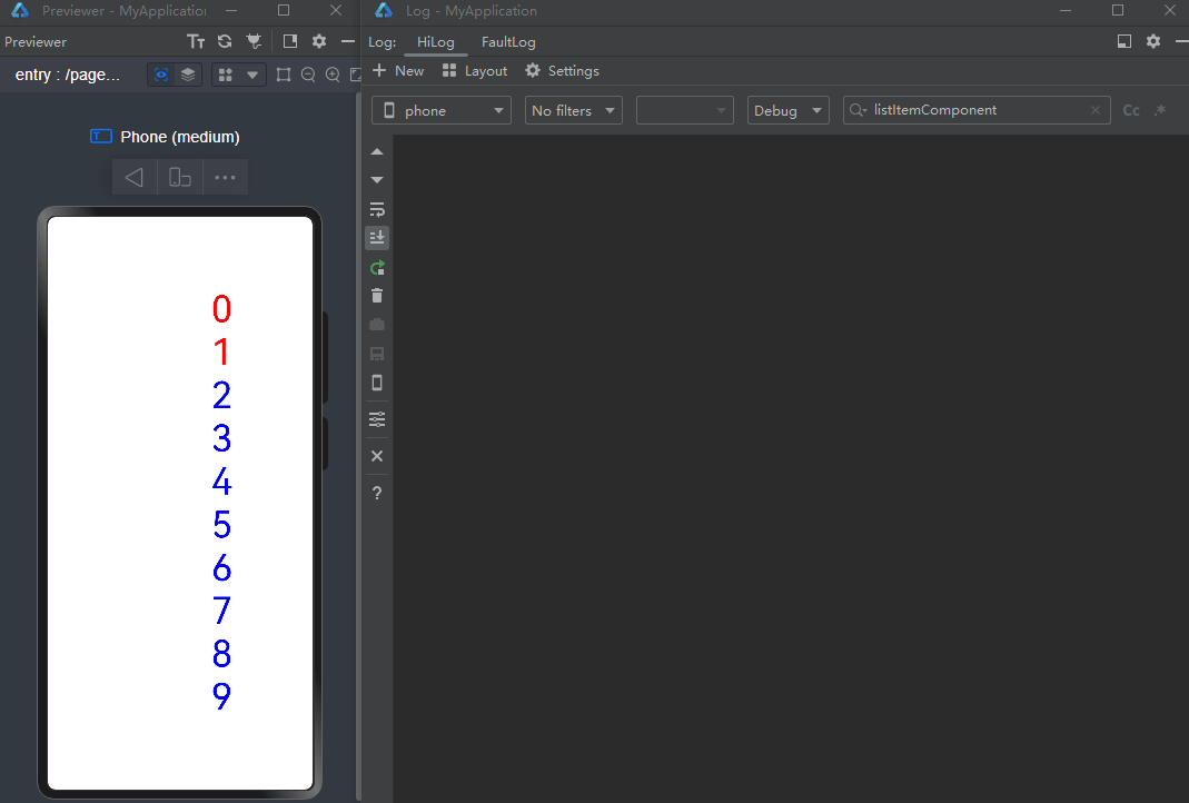 使用@Watch实现组件精准刷新