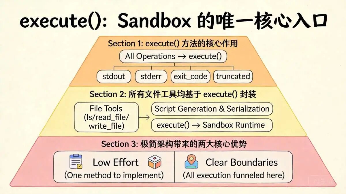 四、底层核心：execute() 方法——Sandbox 的唯一核心入口