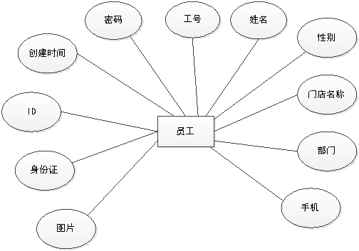 员工信息实体属性图