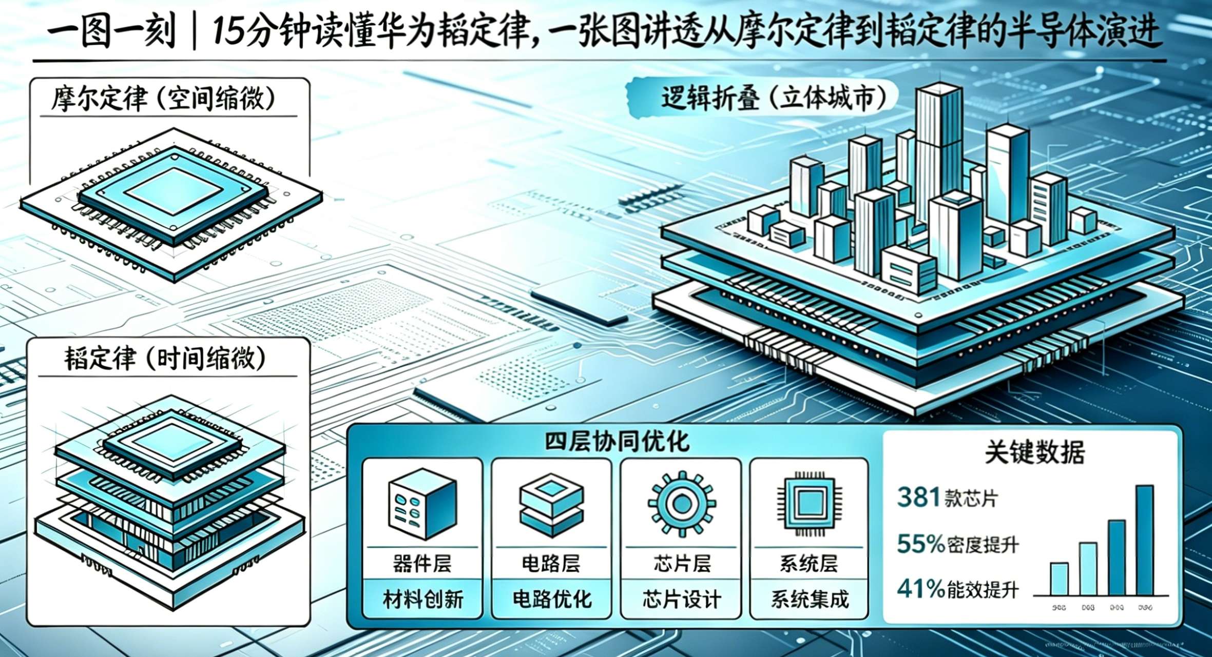 一图一刻｜15分钟读懂华为韬定律，一张图讲透从摩尔定律到韬定律的半导体演进_时间常数能降低?-CSDN博客