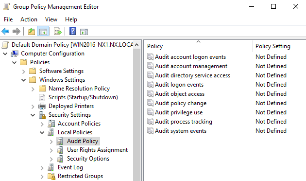 Windows Security audit | NXLog Documentation