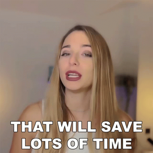 That will save a lot of time