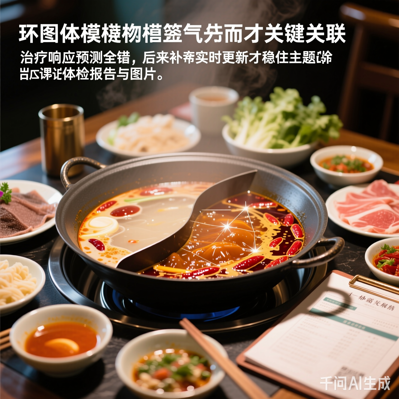 体检报告与火锅