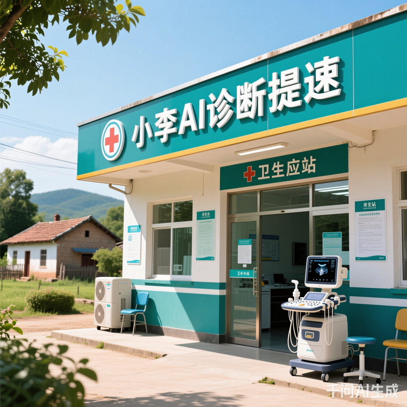乡村卫生站超声AI应用实景