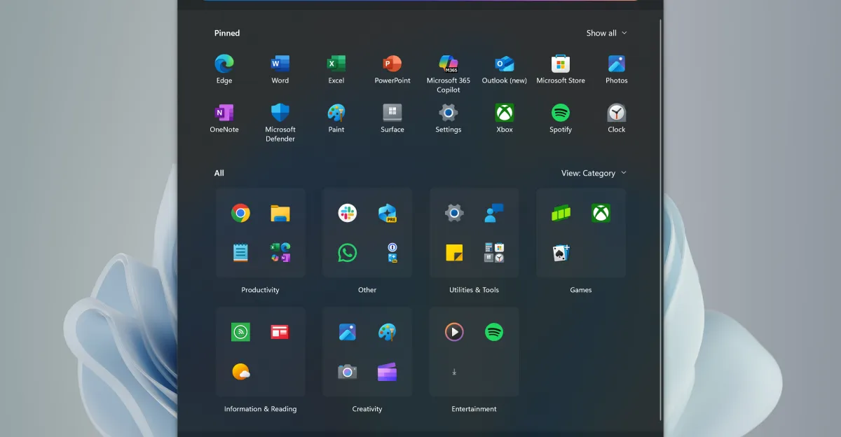Here's what Microsoft's new Windows 11 Start menu will look like | The Verge