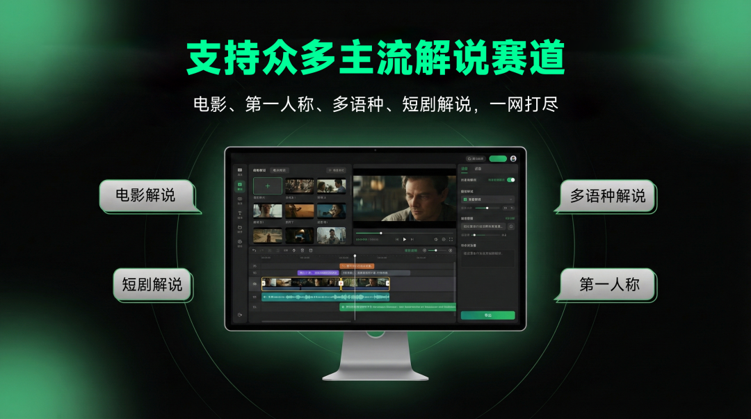 解决方案：覆盖主流解说赛道