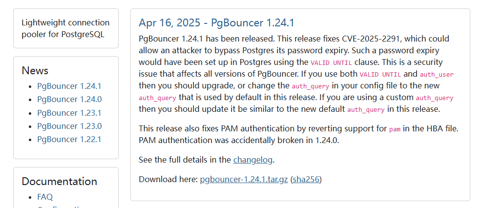 安装pgbouncer