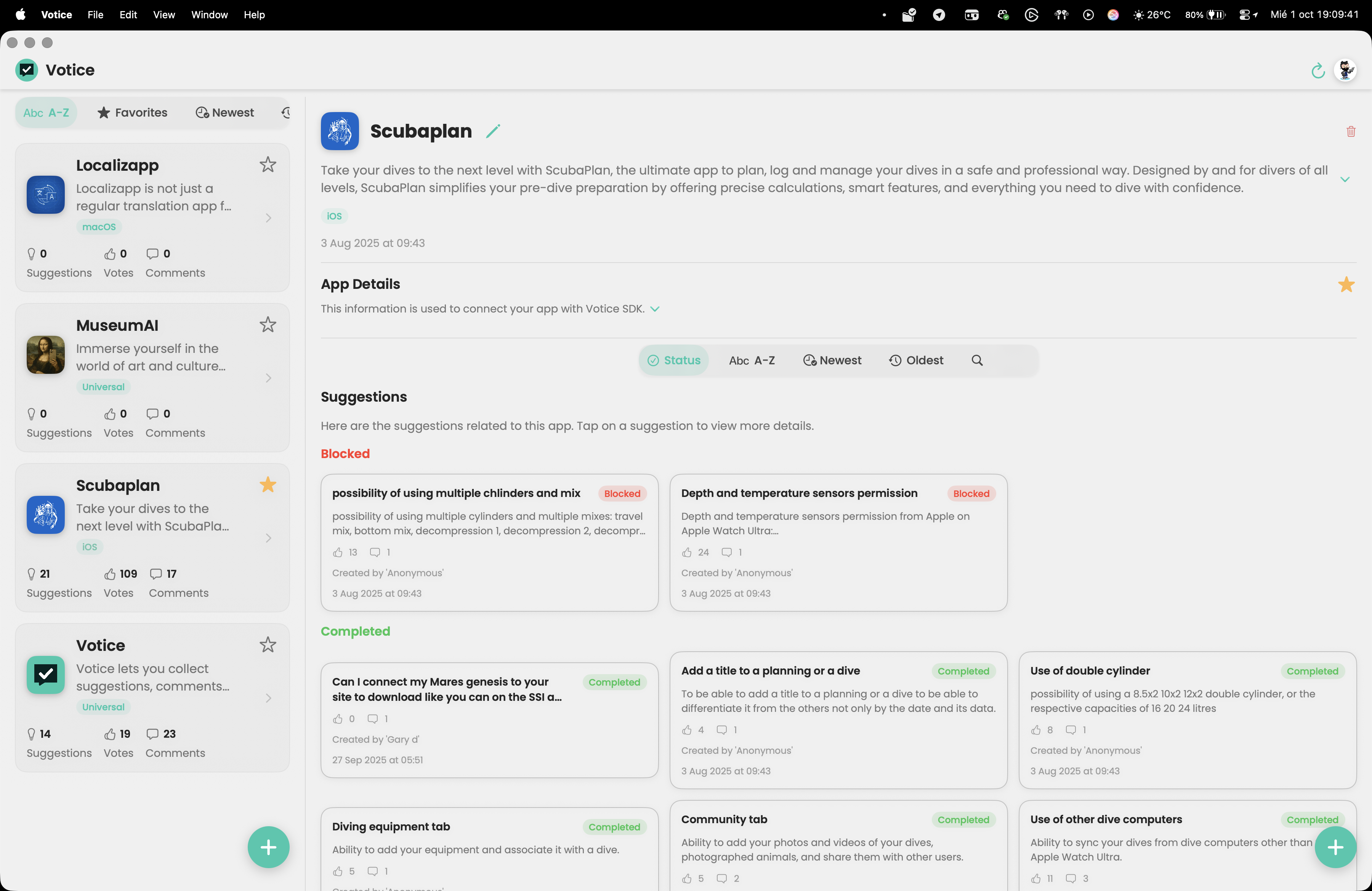 Votice: Feedback Manager