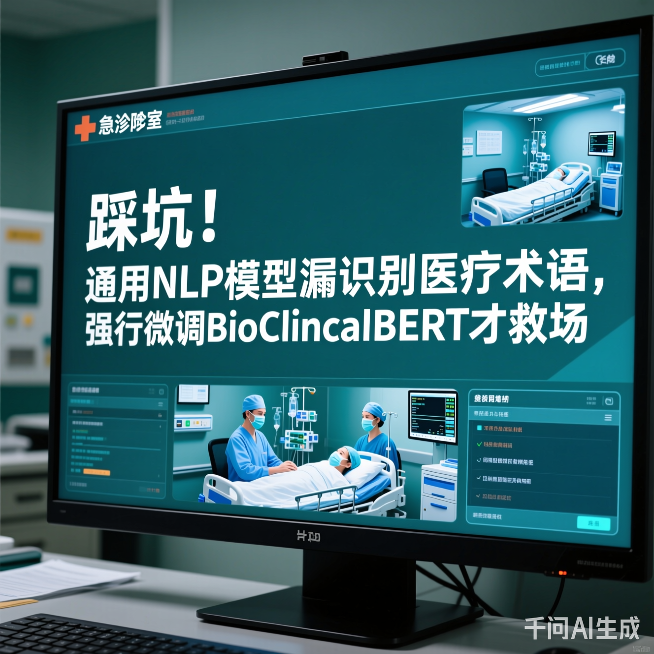 急诊室的监控屏幕