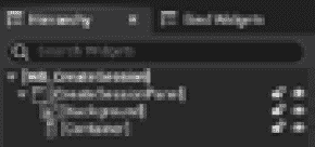 图 12.4 – CreateSession 小部件的部分层次结构