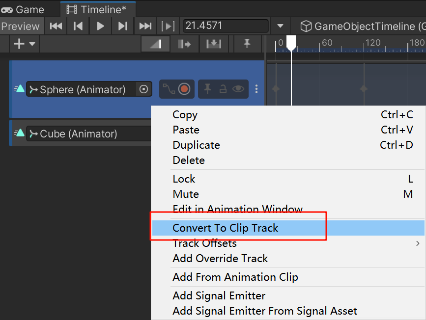 Unity TimeLine使用教程