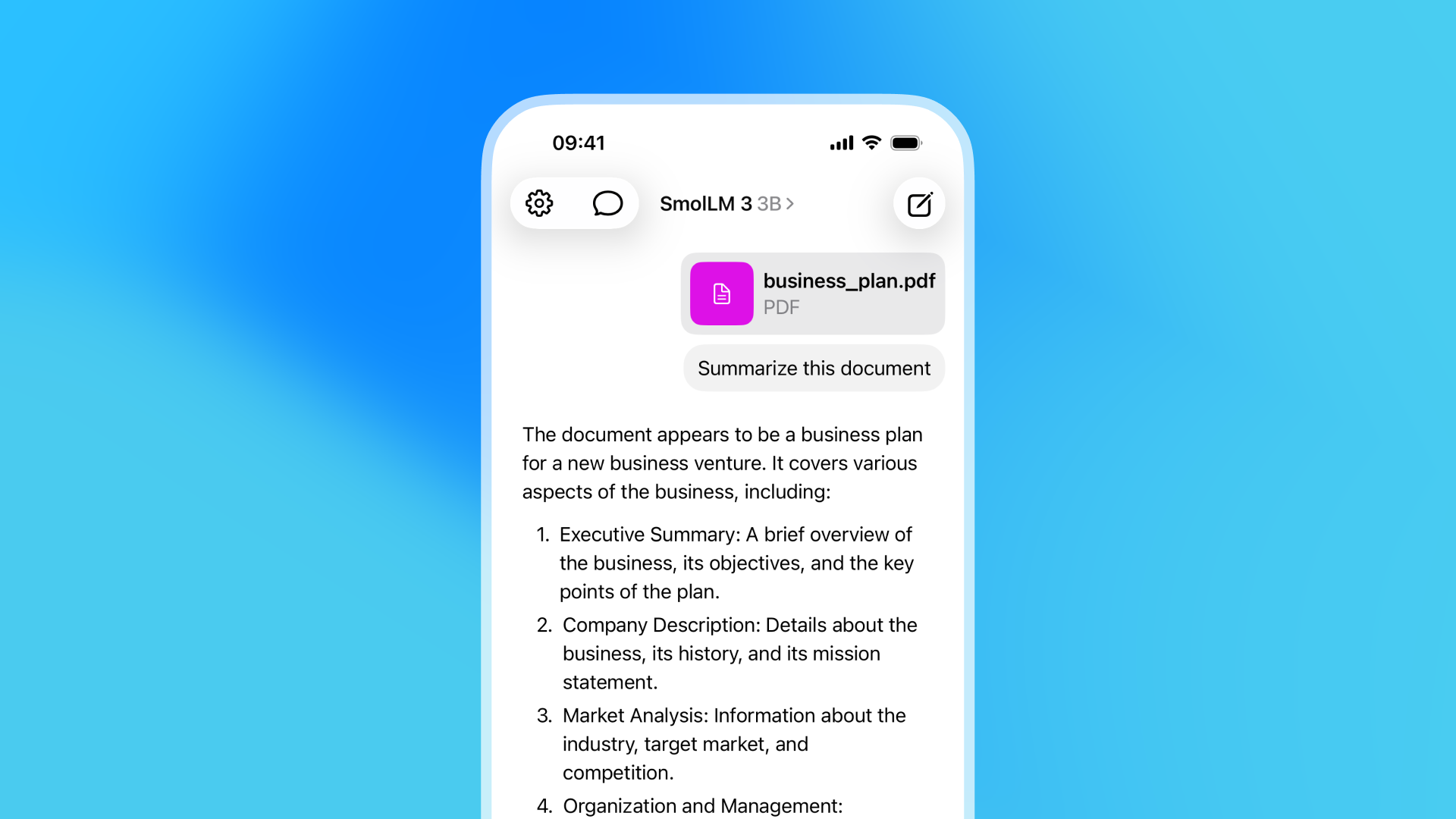 Locally AI Chat with your documents