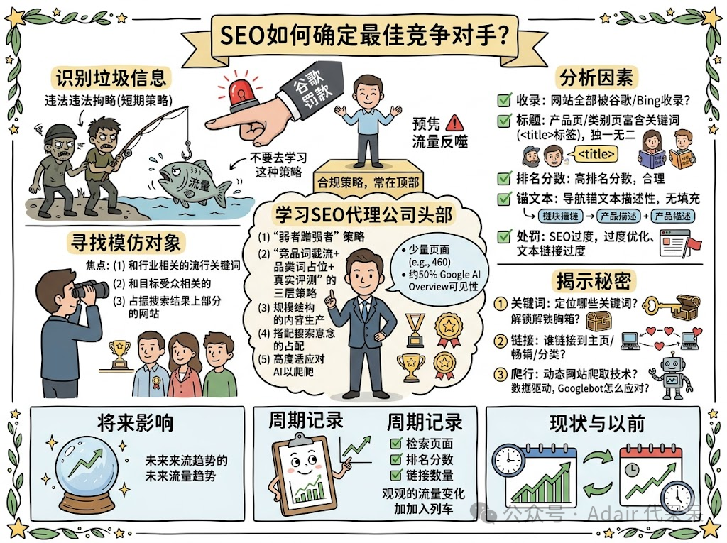 确定最佳竞争对手