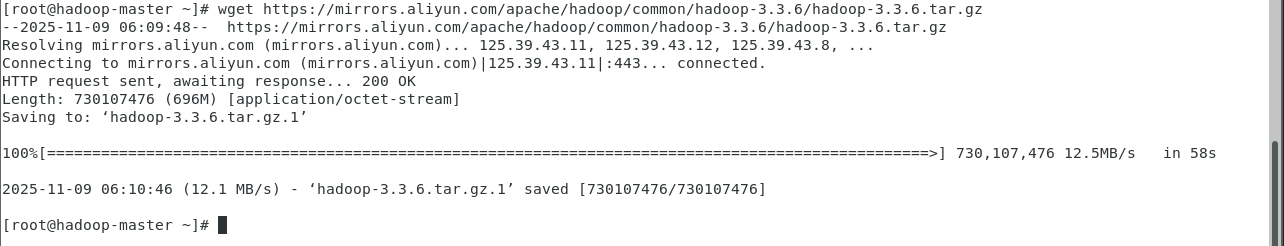 使用镜像源下载Hadoop