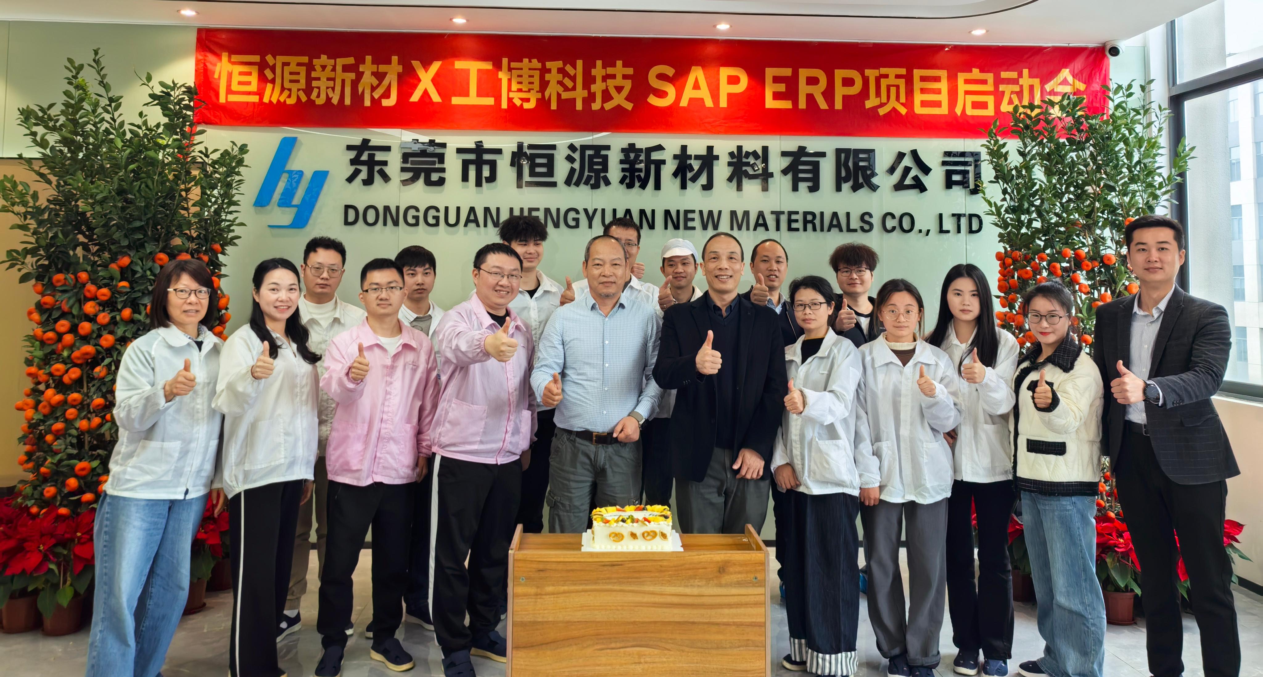 SAP ERP,数字化转型,SAP精密制造,信息化建设,电池极耳SAP,恒源新材