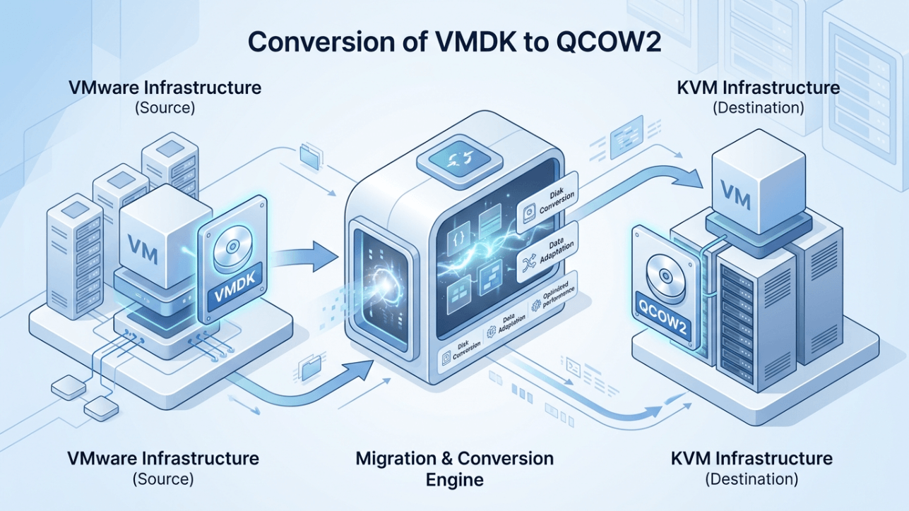 将 VMDK 转换为 QCOW2