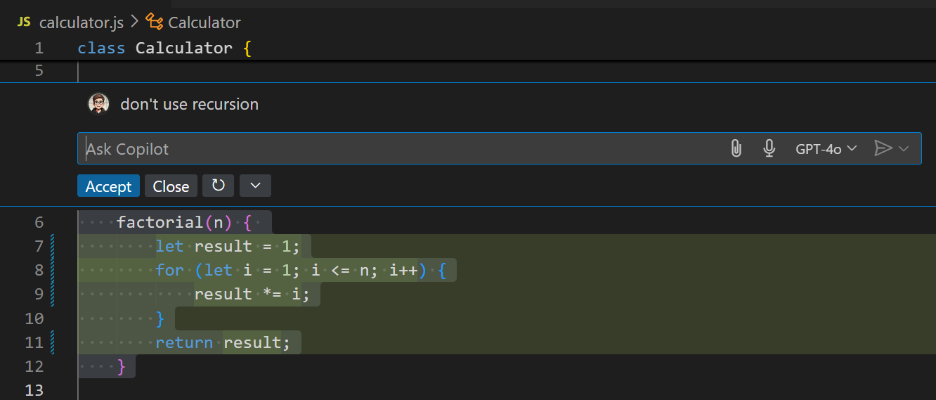 VS Code Copilot 内联聊天与提示词技巧指南_快捷键