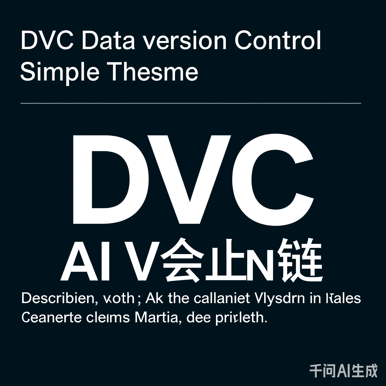 DVC在AI价值链中的角色