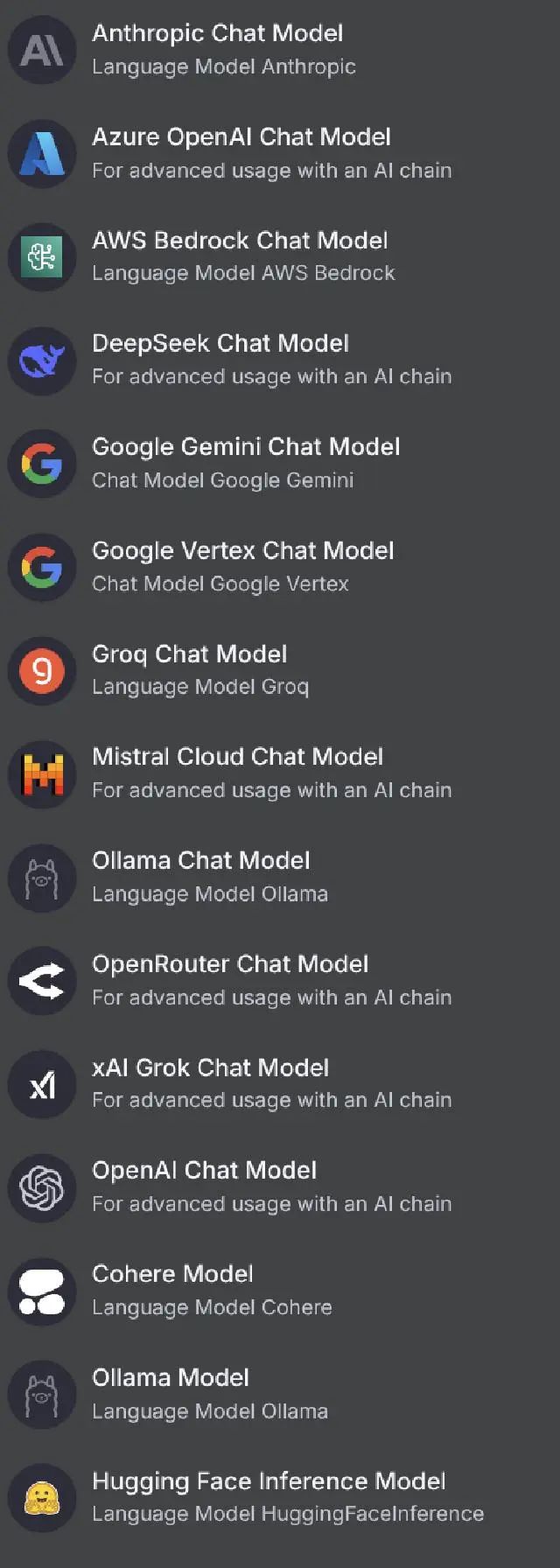 n8n LLM nodes