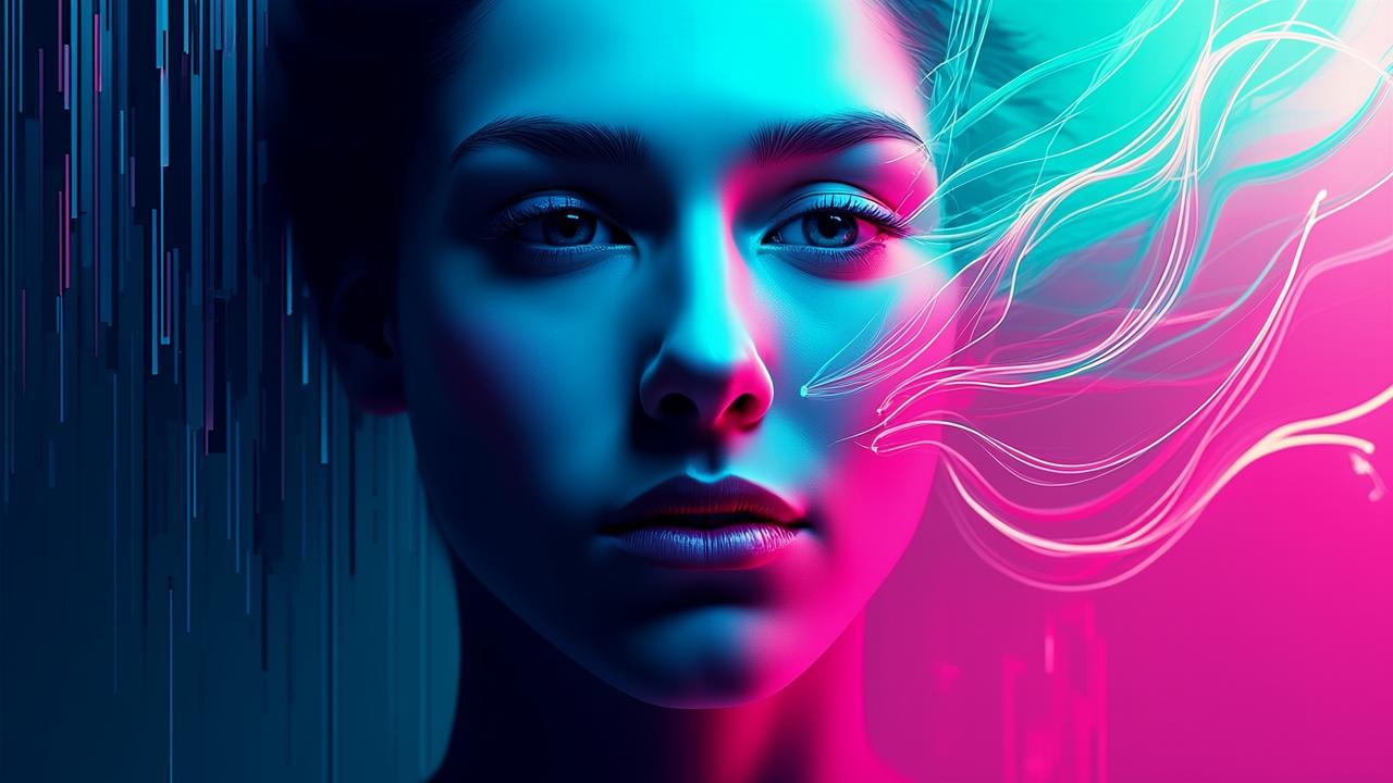 An abstract artistic interpretation of a code edit