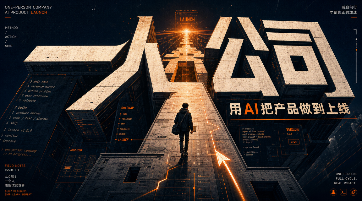 一人公司空间文字封面示例