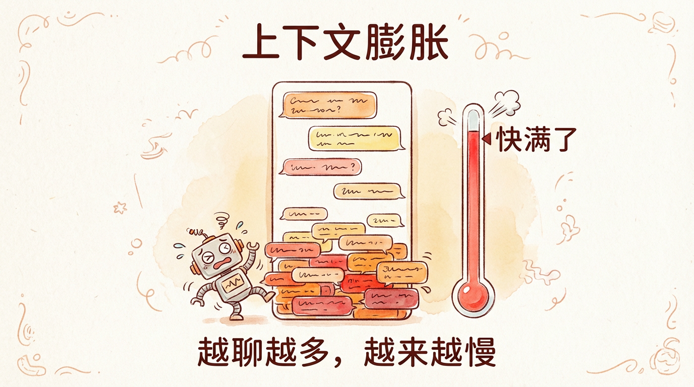 上下文膨胀:315行输出只为一个词