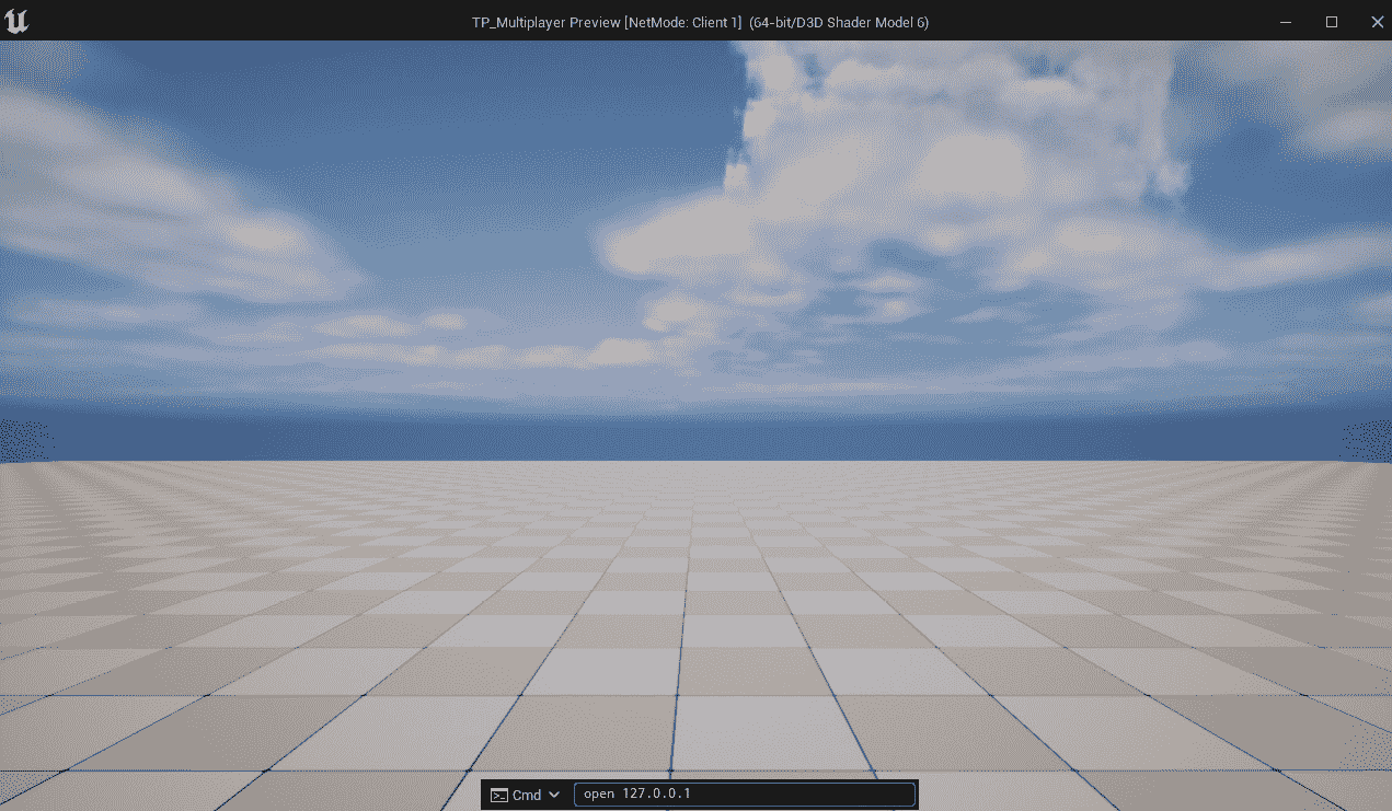 图 14.22 – 控制台命令打开的客户应用程序