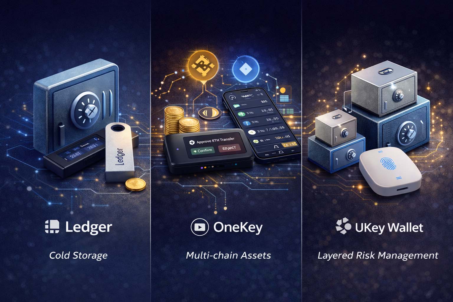 Ledger、OneKey、UKey Wallet 对比:硬件钱包并不只有一种用法-CSDN博客
