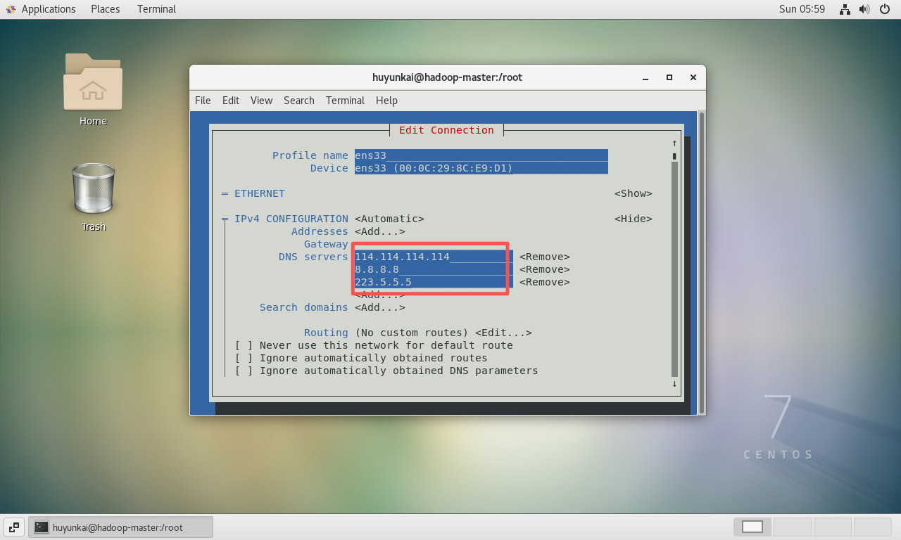 DNS服务器配置完成效果