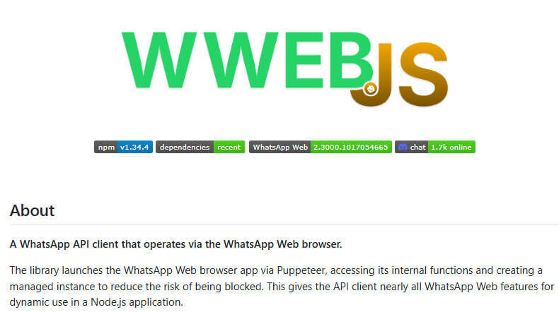 whatsapp-web.js 项目介绍图