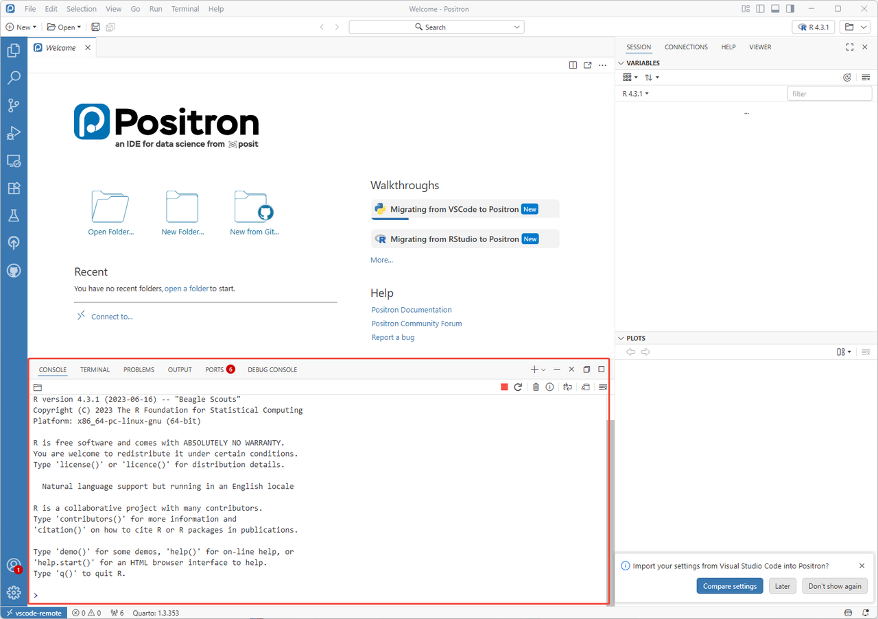 Positron R Rstudio可以退役了?_positron r-CSDN博客