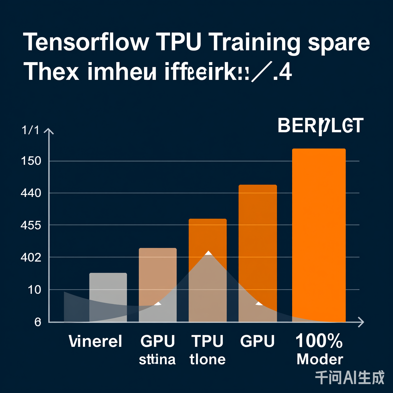 TPU与GPU训练时间对比（100万样本BERT模型）