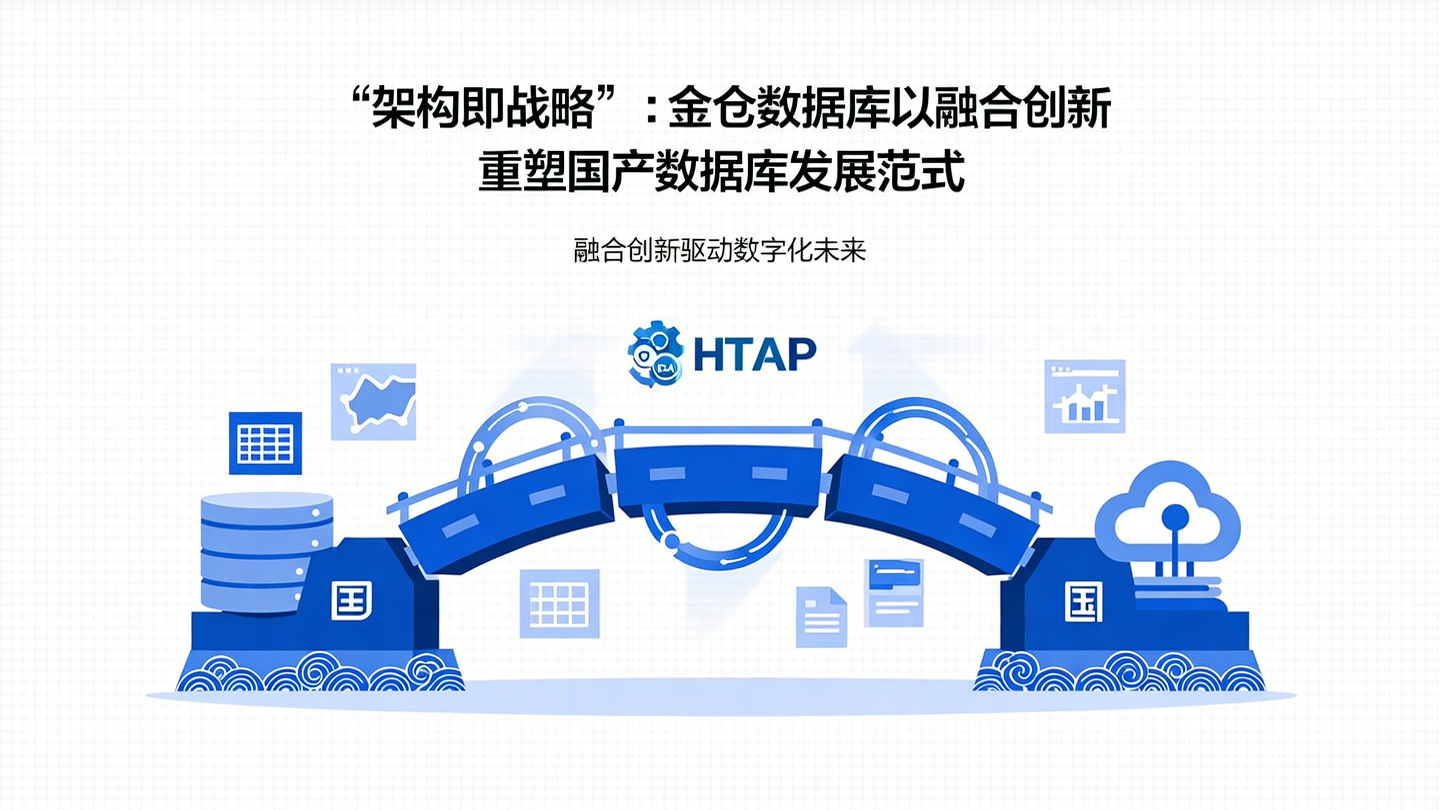 金仓数据库融合架构示意图