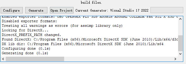 VS2022 编译 Assimp 3D模型开源库