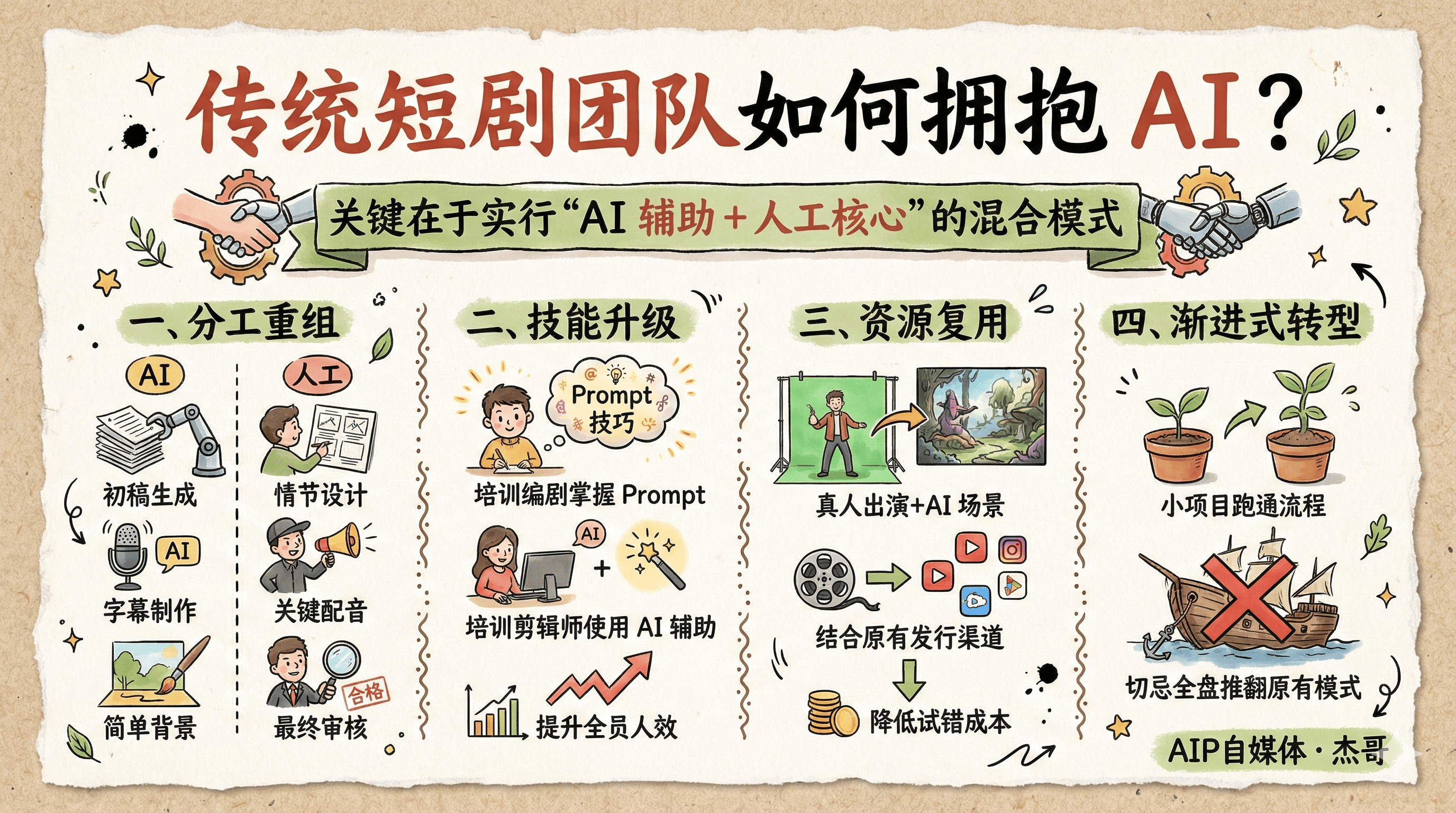 传统短剧团队如何拥抱 AI