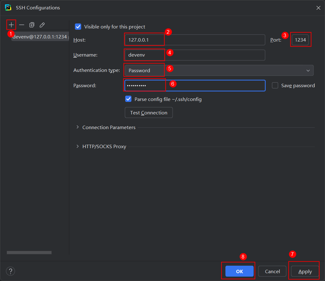 华为开发者空间-云开发环境，实现PyCharm SSH远程开发_华为开发者空间_15