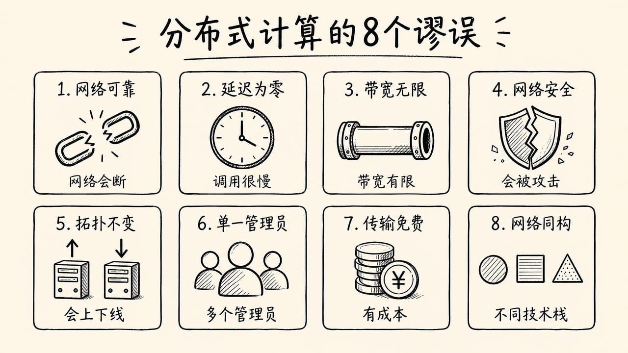 分布式计算8个谬误